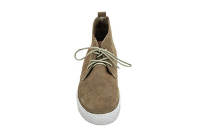 Ladies Shoey - Taupe Hunting Suede with Ice Sole (High Top)