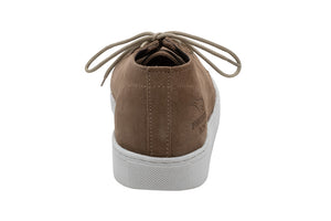 Ladies Shoey - Taupe Hunting Suede with Ice Sole (Low Top)