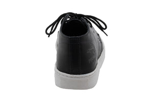 Ladies Shoey - Black Full Grain Leather with Ice Sole (Low Top)