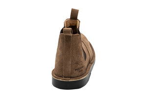Mens Jackaroo Vellie - Taupe Hunting Suede Leather (Black Nu Hunter Sole)