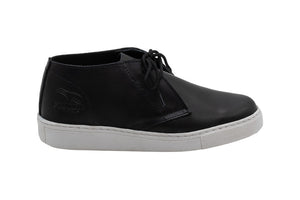 Ladies Shoey - Black Full Grain Leather with Ice Sole (Low Top)