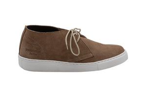Ladies Shoey - Taupe Hunting Suede with Ice Sole (Low Top)