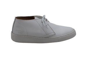 Ladies Shoey - White Full Grain Leather with Ice Sole (Low Top)