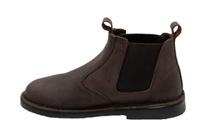 Mens Jackaroo - Choc Stag Full Grain Leather (Nu Hunter Sole)