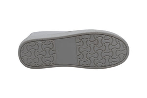 Ladies Shoey - White Full Grain Leather with Ice Sole (Low Top)