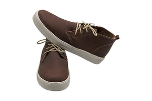 Mens Shoey (Choc Stag - full grain leather) - High Top