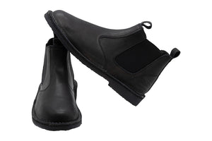 Men's Jackaroo - Black Stag Full Grain Leather (Nu Hunter Sole)