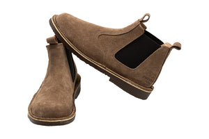 Men's Jackaroo Vellie - Taupe Hunting Suede Leather (Brown Nu Hunter Sole)